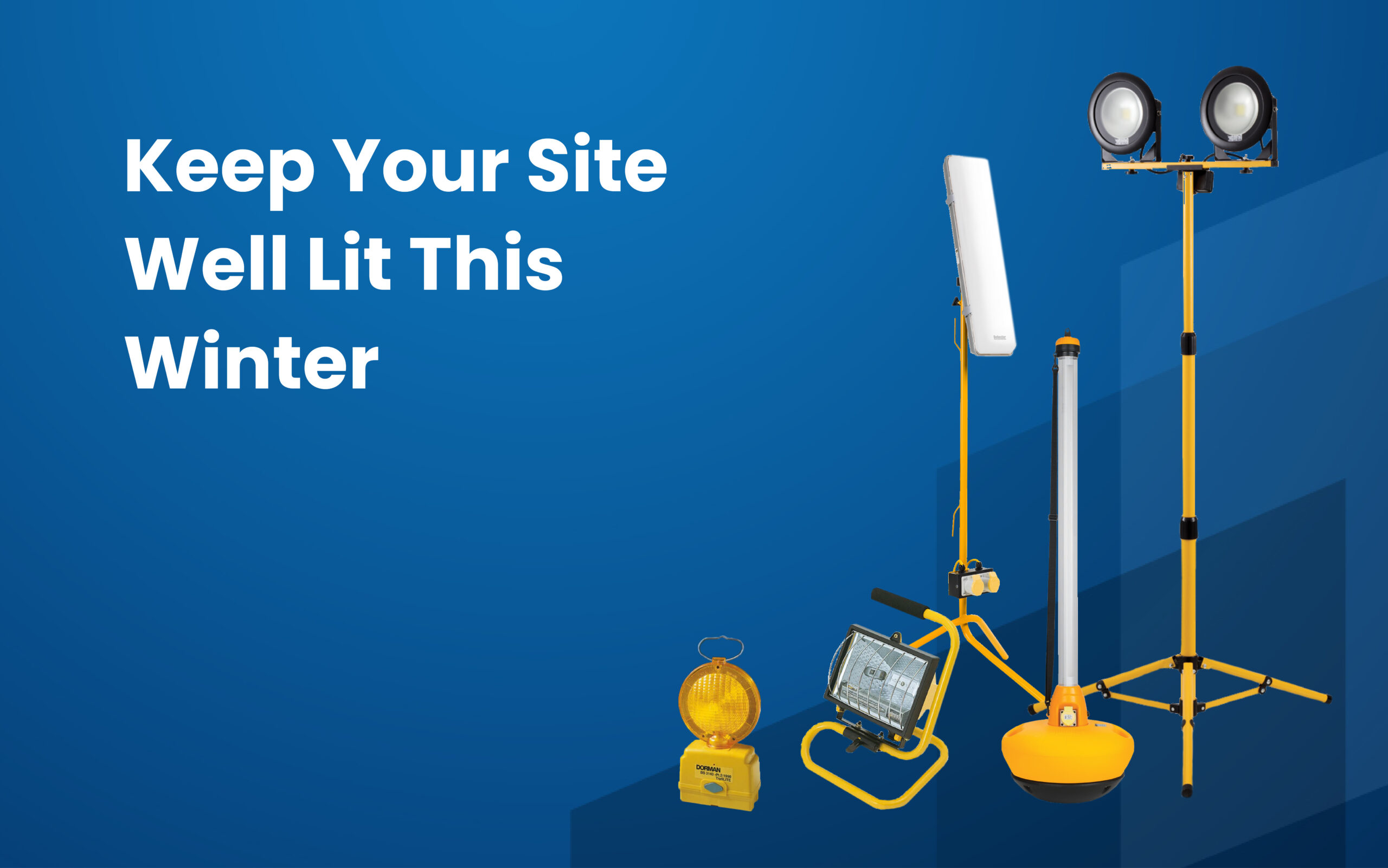 Buy or Hire Lighting From OneSite Group This Winter